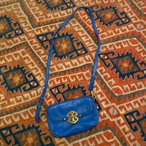 Small blue Tory Burch cross body